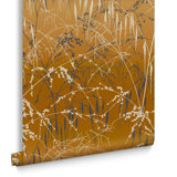 Floral Metallic Wallpaper Roll