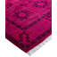 Overdyed Hand-Knotted Wool Modern-Contemporary Pink Runner 3' 1" x 8' 10"