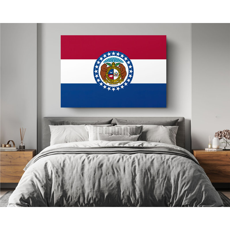 «Missouri State Flag», impression sur toile tendue, L 24 po x H 16 po
