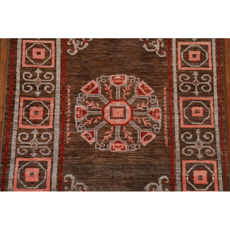 Tapis brun Gabbeh