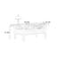 Table basse style rétro American Light