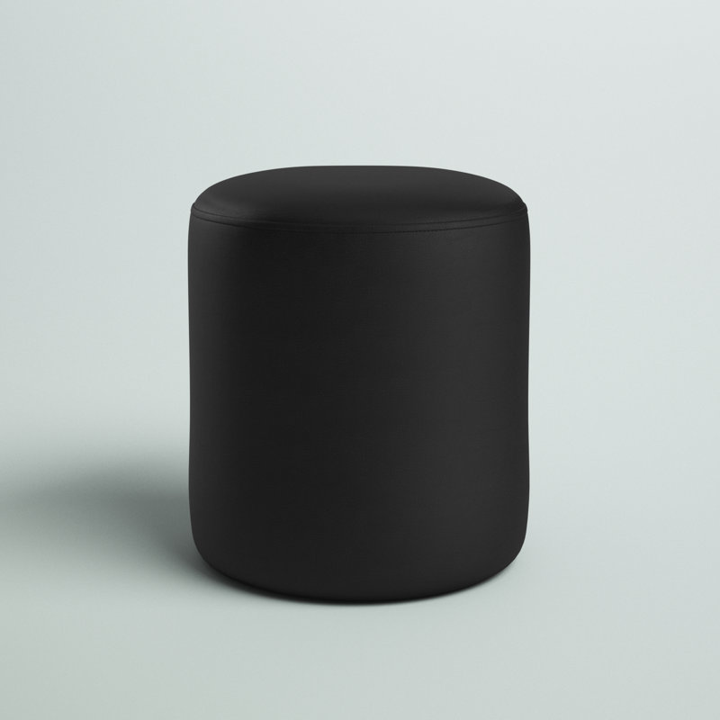 Denison Taut Upholstered Round Ottoman Pouf