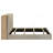 Light Oak Bookcase Storage Queen Bed