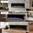 Modern Ember Aerus Skyline Linear Multi Sided Smart Electric Fireplace - Alexa & Google Asst-96919426