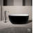 Malone 51 In. Freestanding Bathtub In Matte Black Finish-119665124