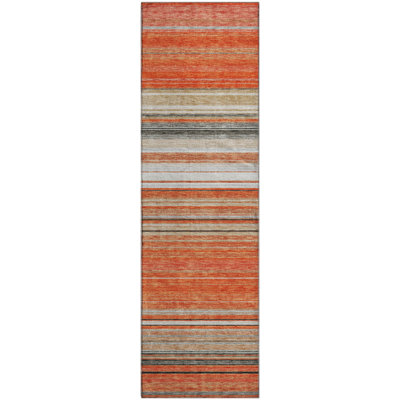 Premium Machine Washable Prisco Coral Rug