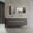 Cozy Design Tempered Glass Framed Wall-Mounted Bathroom Vanity Mirror-102799374-102799396-102799389