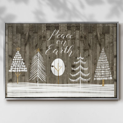 Wooded White Christmas Collection A, reproduction d'art sur toile