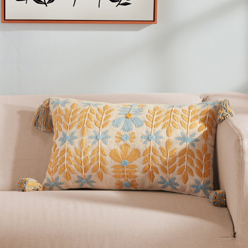 Housse et insert de coussin rectangulaire en coton Stockholm Days