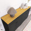 Versatile Wood Grain Sideboard With Adjustable Shelves-343733733