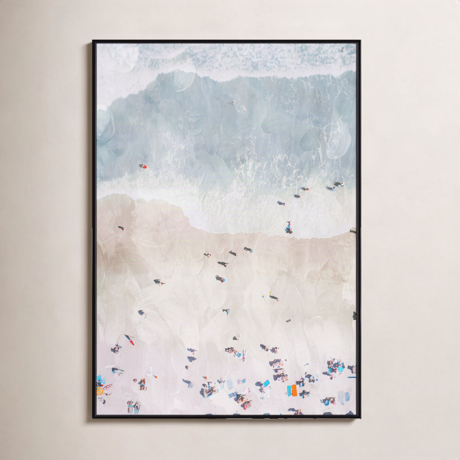 Beaching Out I Print by Milli Villa, Black Floater, 41.5'' W x 61.5'' H