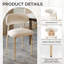 Ensemble de chaises de salle à manger en tissu robuste de 2/4/6, chaises d'appoint rembourrées avec cadre en métal, chaises d'appoint durables et multi-styles pour la salle à manger de cuisine-129389667-129389666-129389661