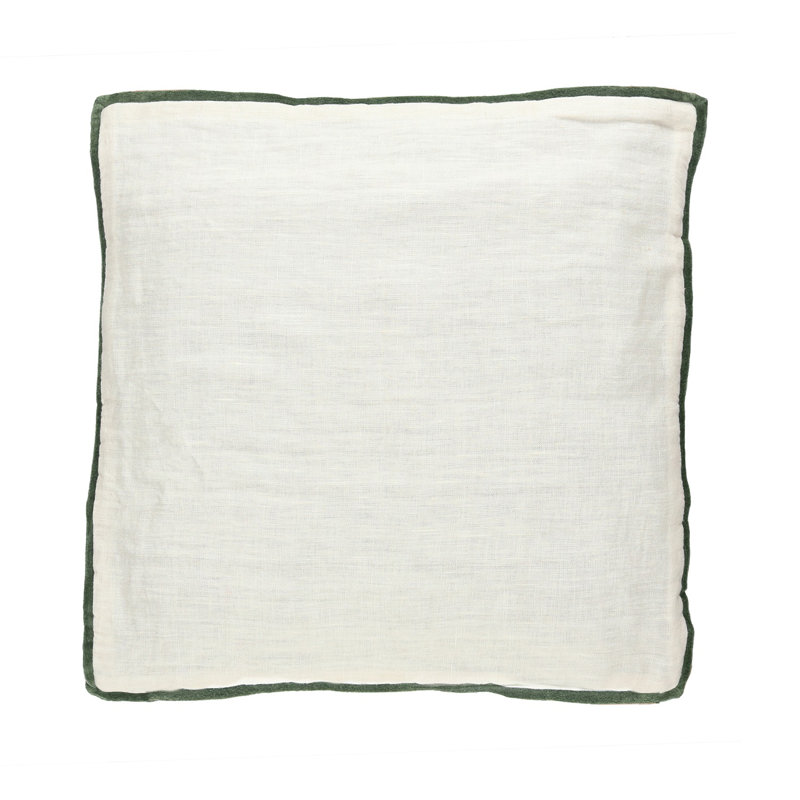 Coussin en lin Alpha, Blanc