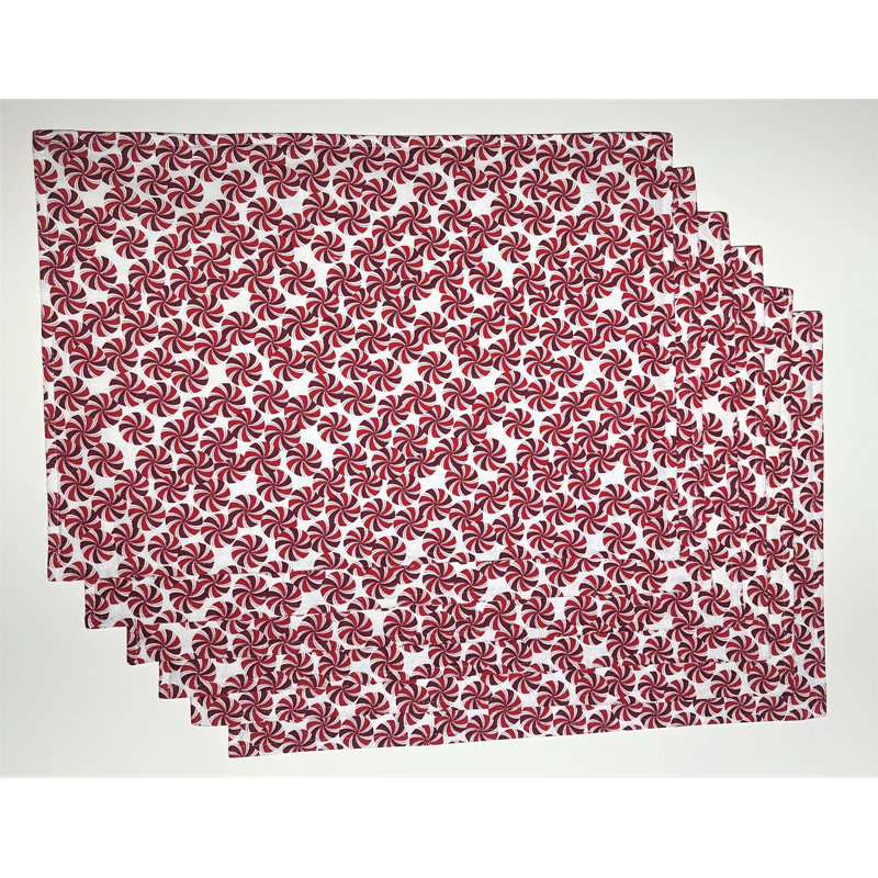 Ensemble de 6 napperons réversibles Christmas