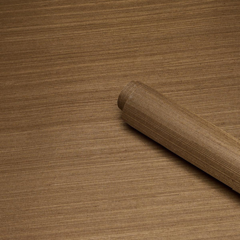 Schumacher x Patterson Flynn Musa Abaca Wallpaper, Brown