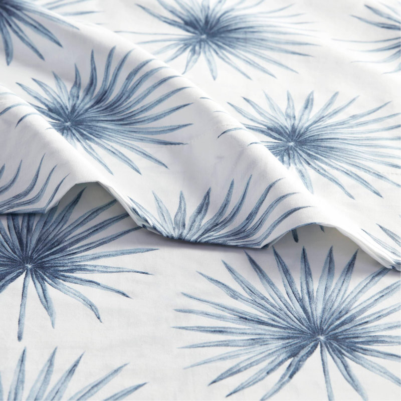 Ensemble de draps en coton à densité de tissage 200 fils, doux et respirant pour un sommeil confortable
