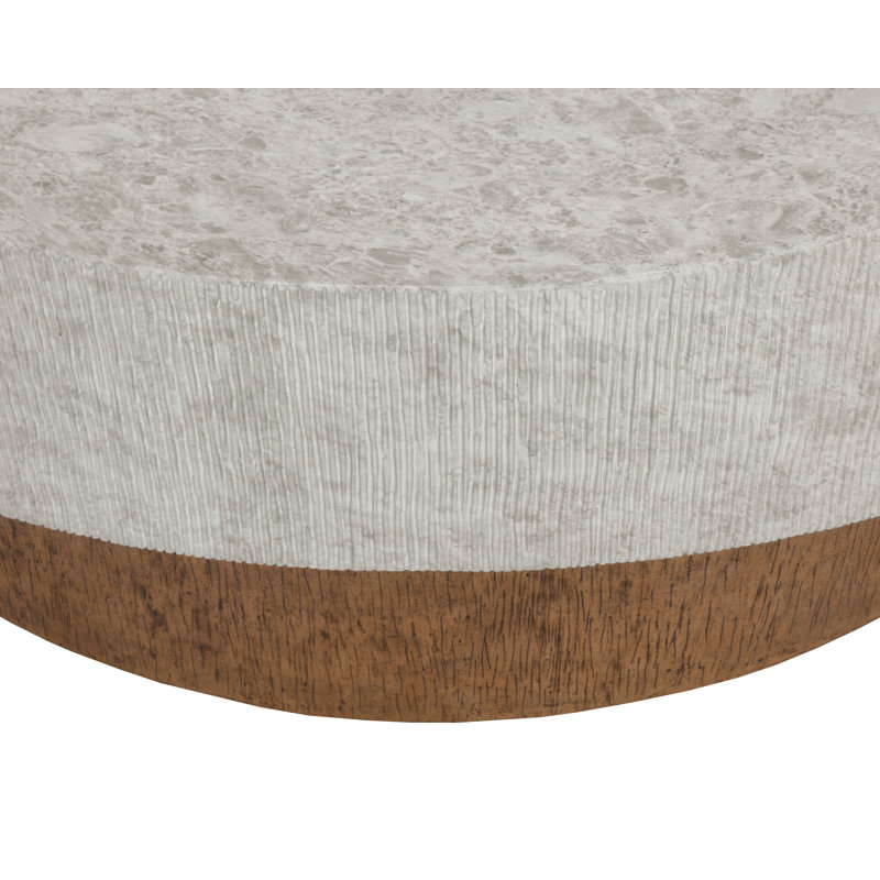 Leda Outdoor Round Coffee Table