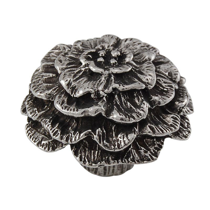 Carlotta Novelty Knob, Vintage Pewter
