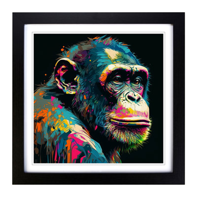 Monkey - Framed Print
