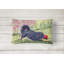 Coussin décoratif intérieur/extérieur rectangulaire tririgide