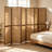 6 Panel 6FT Hand-Woven Bamboo Room Divider