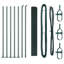 120 cm H x 1000 cm W Steel Border Fencing