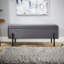 Avdain 110cm Wide Velvet Rectangle No Pattern Standard Ottoman with Storage-1046391029