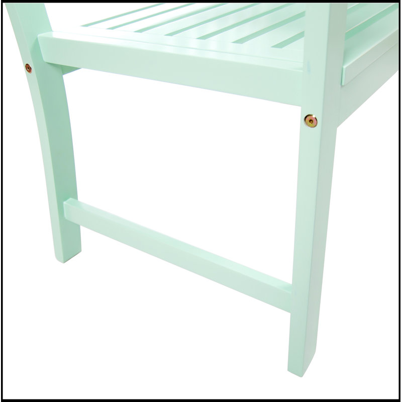 Banc en bois Farmhouse, Menthe