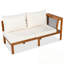 Ensemble modulaire d'extérieur 4 pièces avec table basse et table basse-735943180