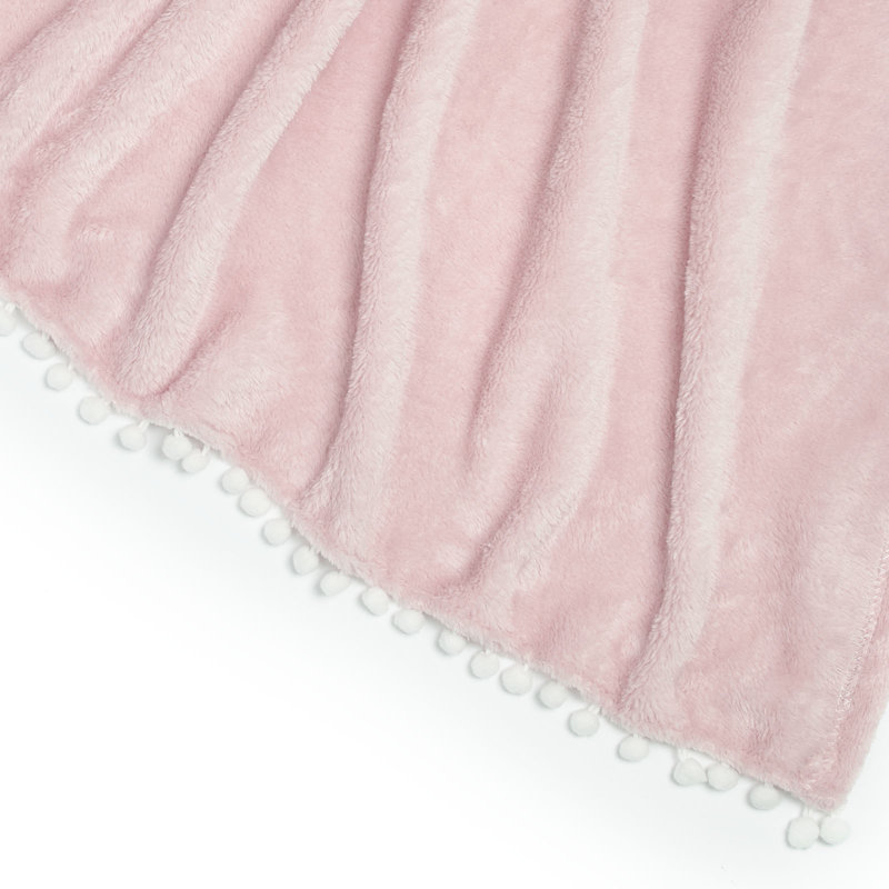 Kulkarni Throw Blanket, Blush Pink, W200 x L240cm