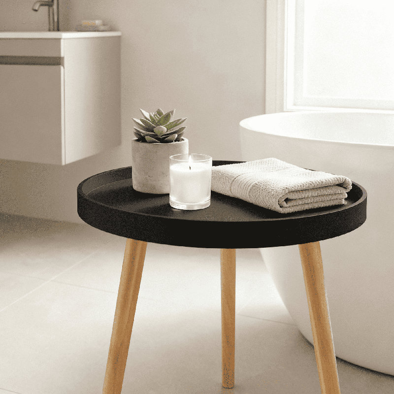 Davina Side Table, Black