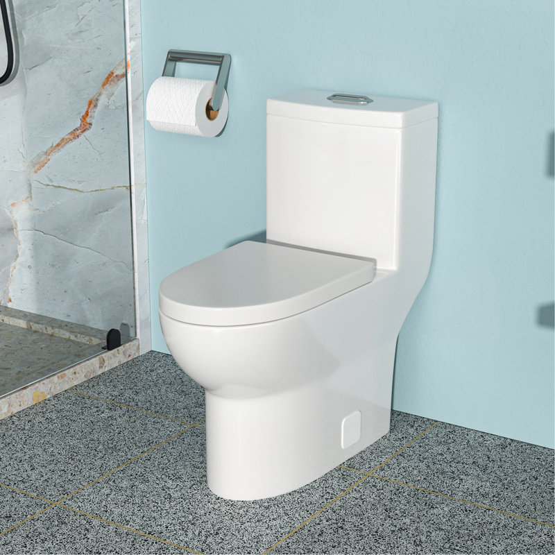 Toilette une pièce en céramique
