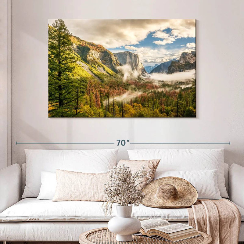 Alvord Scenic Yosemite Valley, H 32 po x l 48 po
