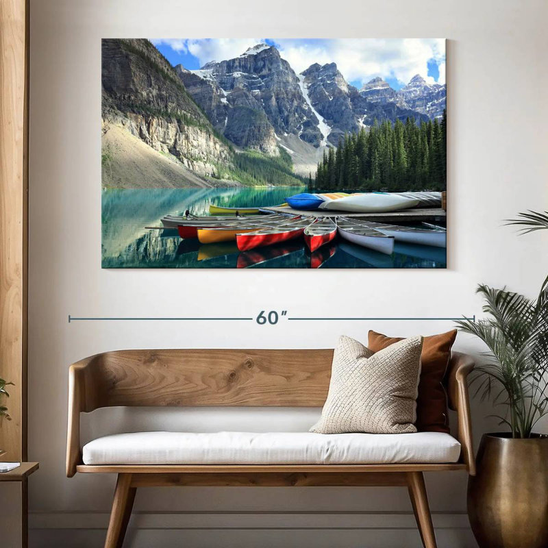 Mehar Moraine Lake Canoes, H 34 po x l 51 po