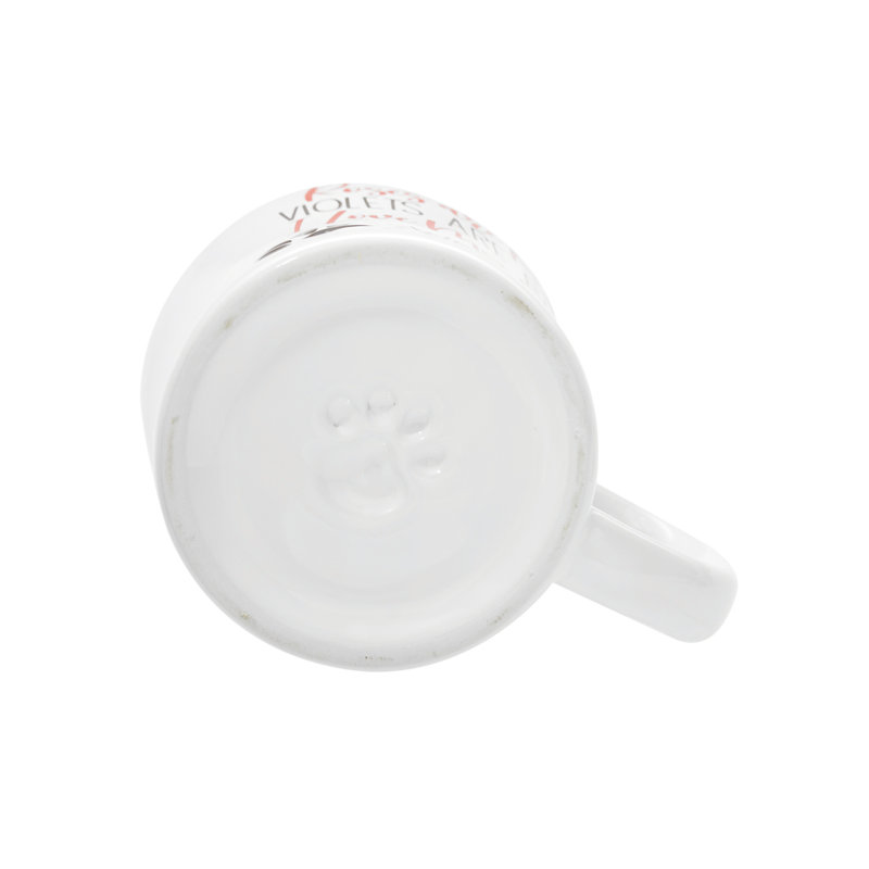 Handmade Porcelain Coffee Mug Teacup and Saucer