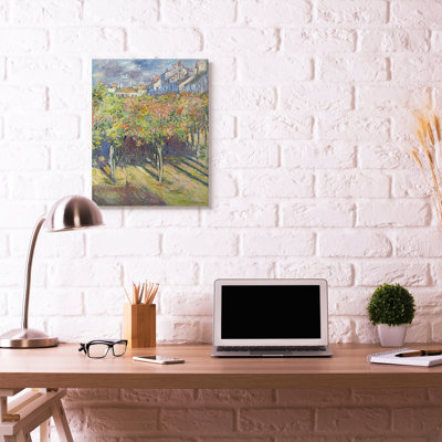 " City Orchard Green Blue Classic Monet " by Claude Monet