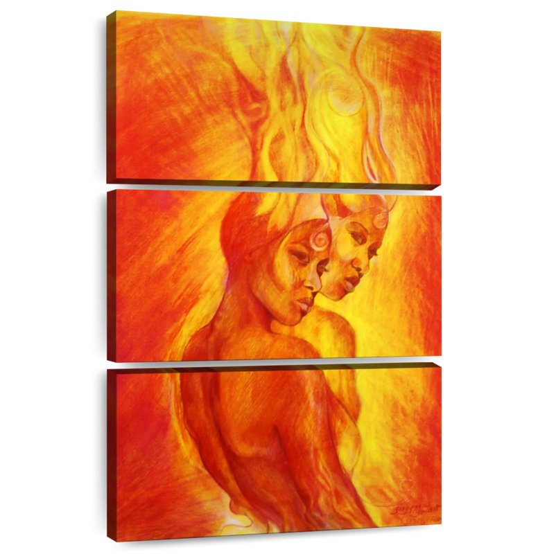 Leisha Shango Flames, 32" H x 20" W