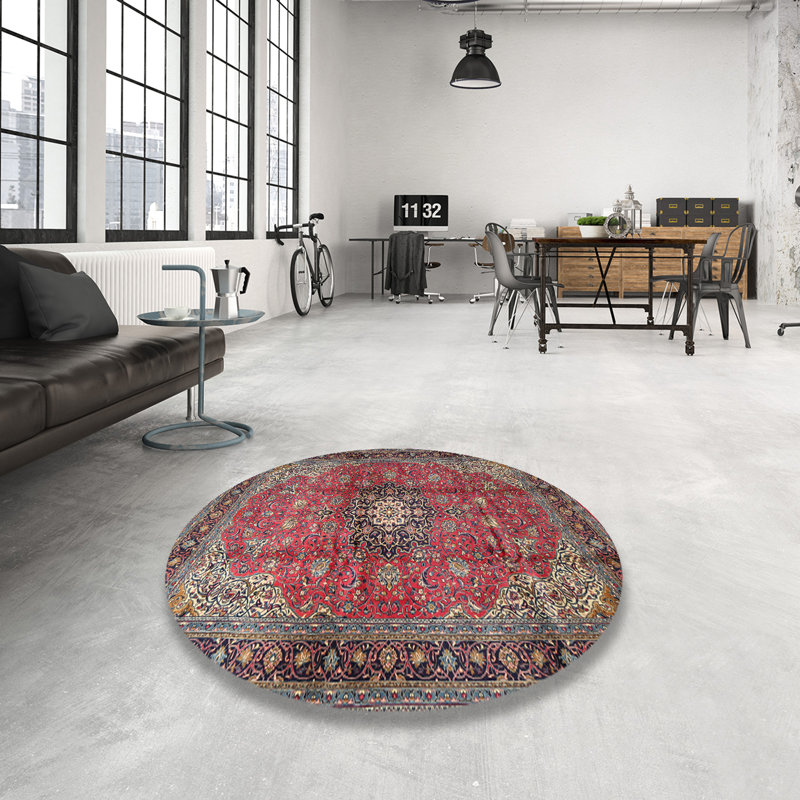 Centwane Oriental Indoor Rug, Round 5'