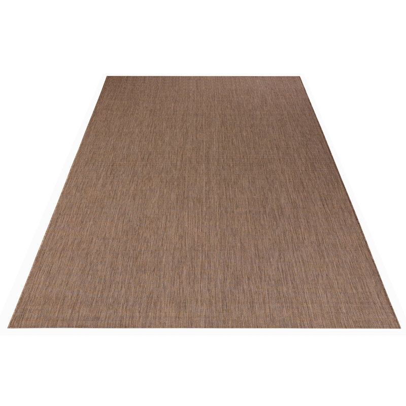 Meadow Flatweave Brown Rug, Rectangle 240 x 340cm