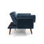 Flared Arm Convertible Corduroy Sleeper Sofa-1903553153