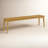 Mid-Century Modern Solid Wood Lacey Bench-719094365-719094366