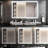 Led Bathroom Mirror 60X40 Inch, Waterproof & Long-Lasting, 3 Color Modes, Aluminum Frame, Smart Button, Wall Mounted Large