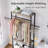 28" Heavy-Duty Over The Washer Drying Rack - 4-Shelf Laundry Storage Shelf with Hanging Hooks, Adjustable Height
