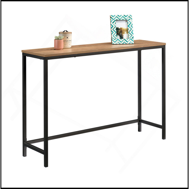 Console, finition brune