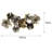 Artistic Decorative Metal Wall Accessory, Hand-Painted Black & Gold, 40.9 x 27.6 x 3.9 inches | 100% Metal Construction | Unique Wall Art with Hanging Piece | Perfect for Living Room, Office, or Gallery Display