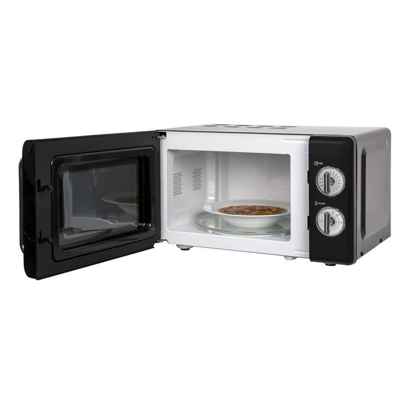 17 L 700W Countertop Microwave, Black
