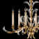 Beveled Arcs 6 - Light Chandelier