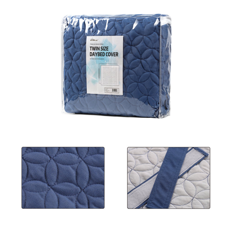 Couvre-lit / couvre-lit en microfibre, Bleu