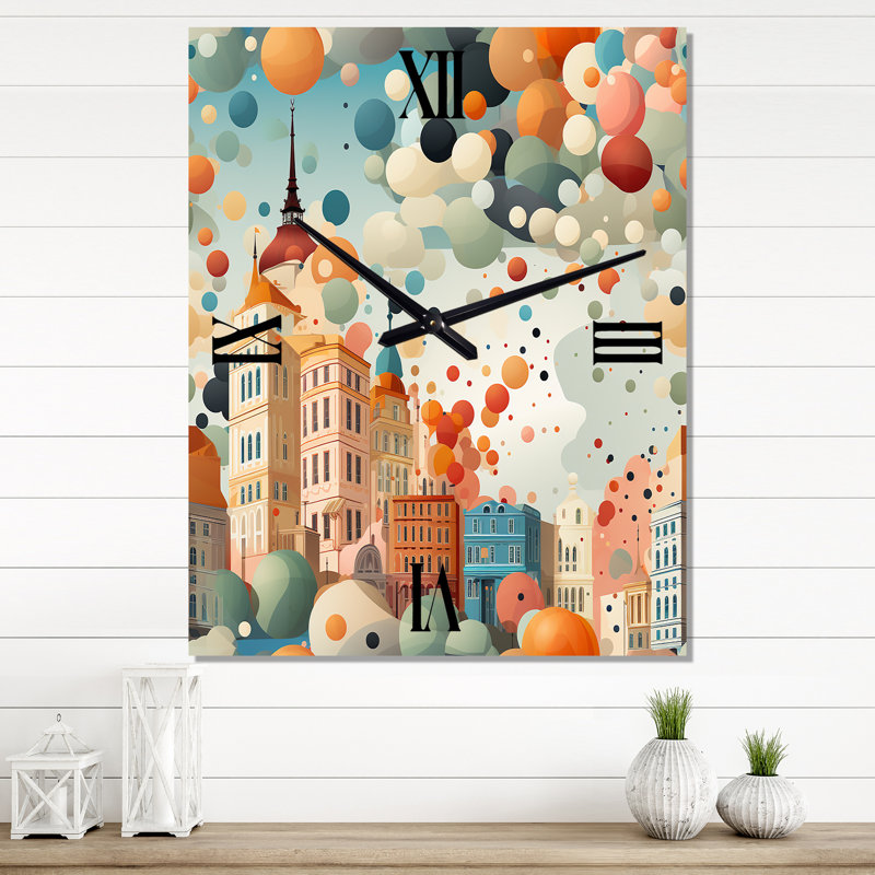 Janaysha - Horloge murale moderne, Grand