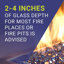 Verre de foyer 1/2 po-113945425